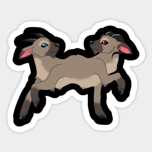 Goat Twins Sticker